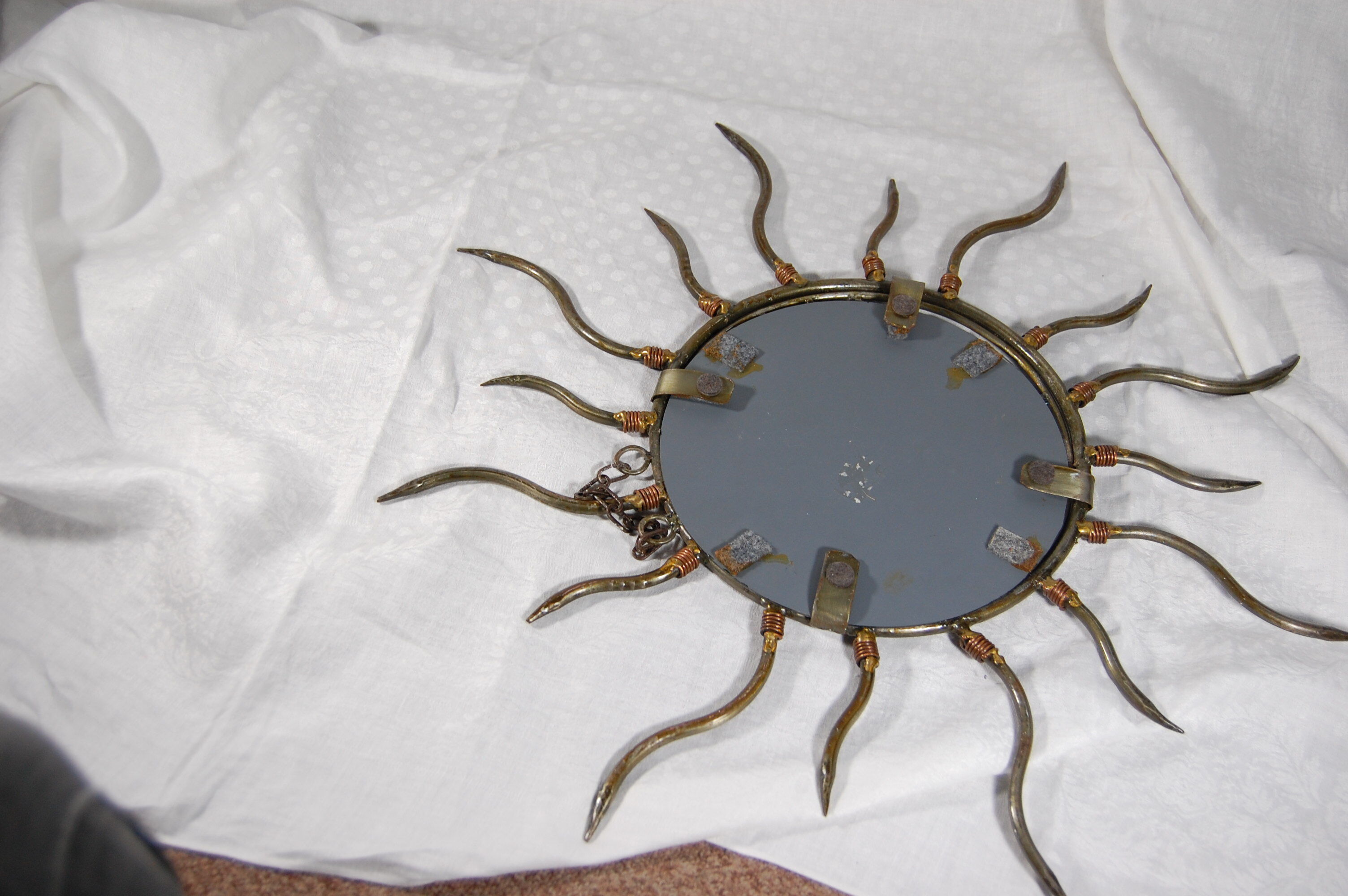 Sun metal mirror 20cm