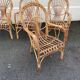 Set of wicker armchairs