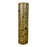 Vintage stoneware roll vase