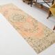 3x10 Peach Orange Vintage Runner Rug 83x296Cm SK 24799