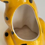 Pot leopard ceramic cache vintage