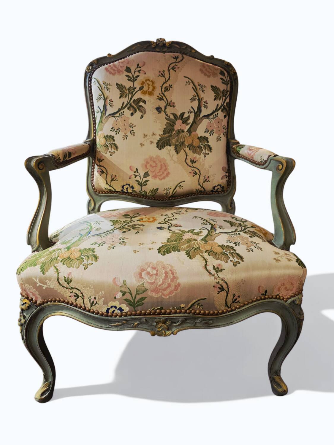 Fauteuil à la reine – Style Louis XV – Restauré et rénové