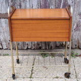Worker on wheels, work box, vintage, 60s