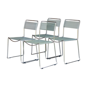 4 Spaghetti chairs by Giandomenico Belotti