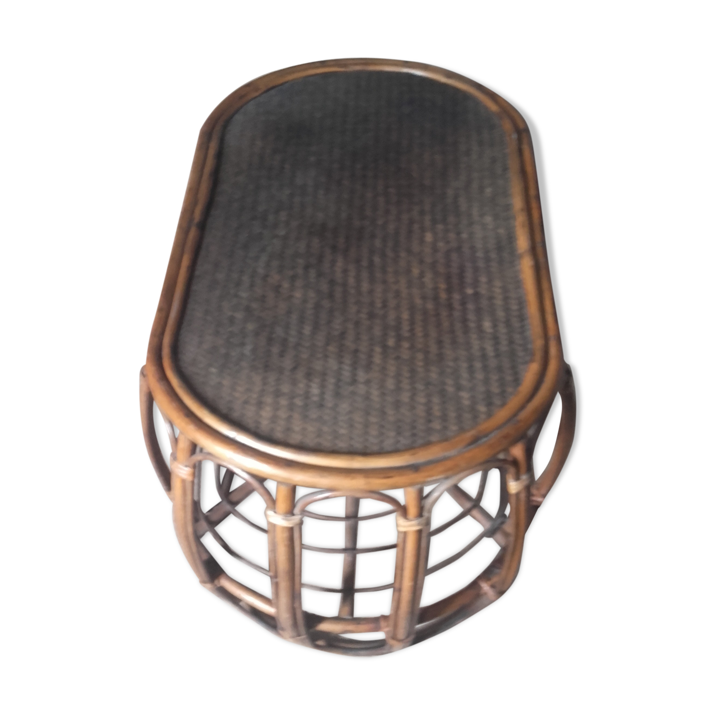 pretty rattan coffee table