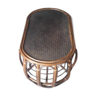 pretty rattan coffee table