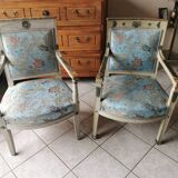 Set of two Louis XVI / Directoire armchairs