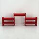 Modular shelf Jeep red by De Pas, D'Urbino & Lomazzi for BBB 1970