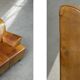 Canapé 3 places en cuir marron industriel vintage des années 1960, style mid-century modern