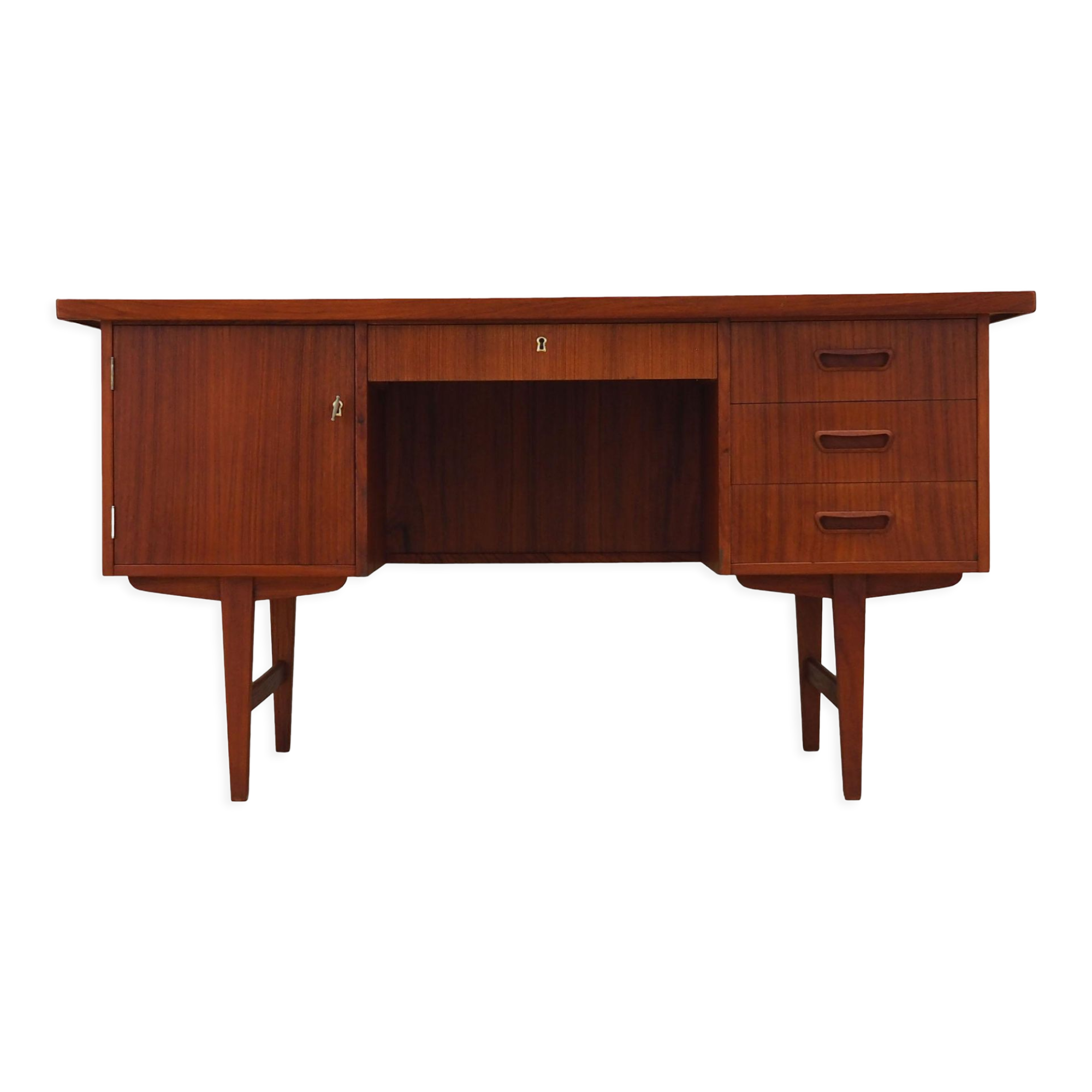 Teak desk, Danish design, 1970s, production: Denmark