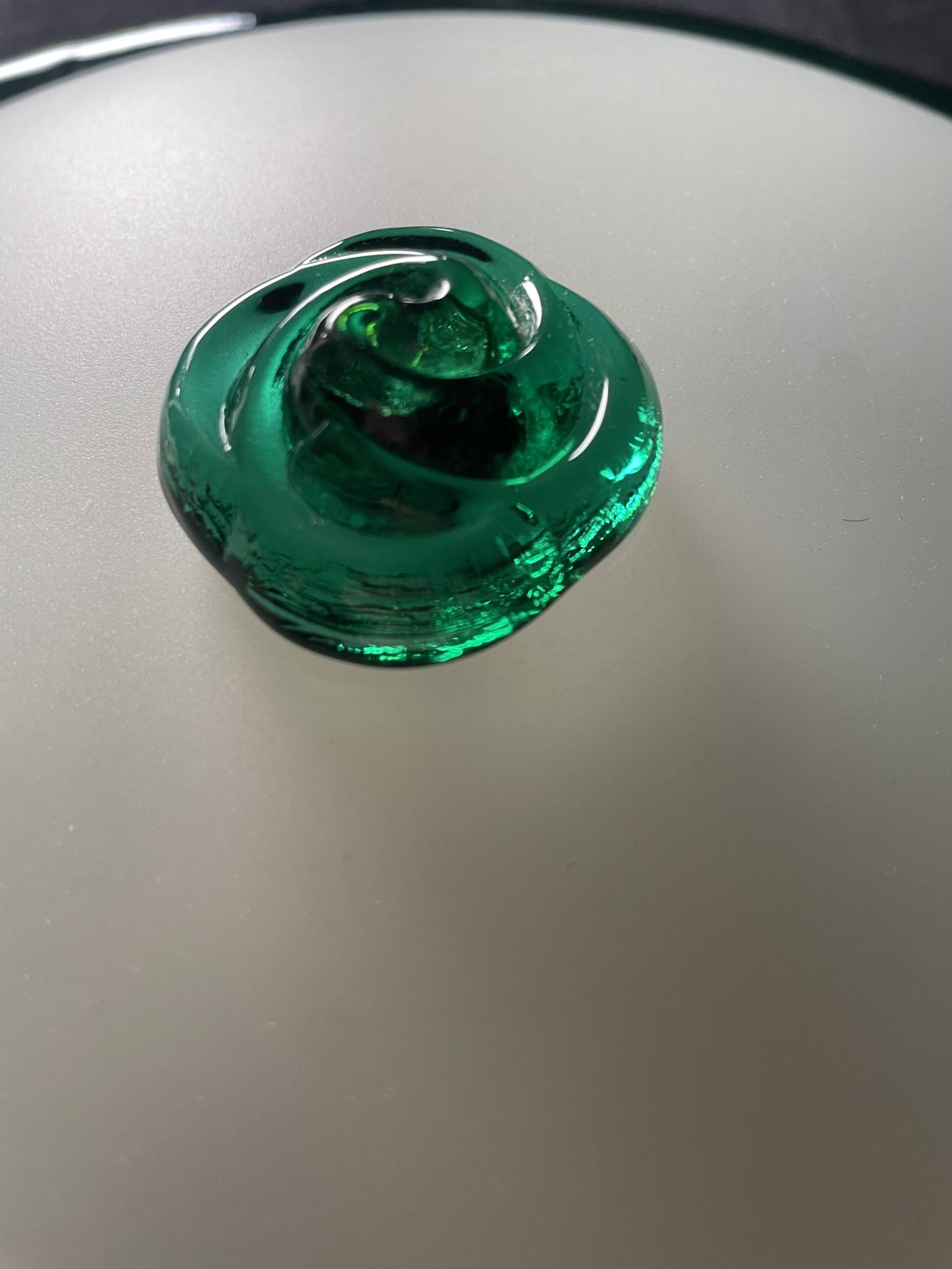 Italian design glass wall light post-modern 1980 Alberto Giberti
