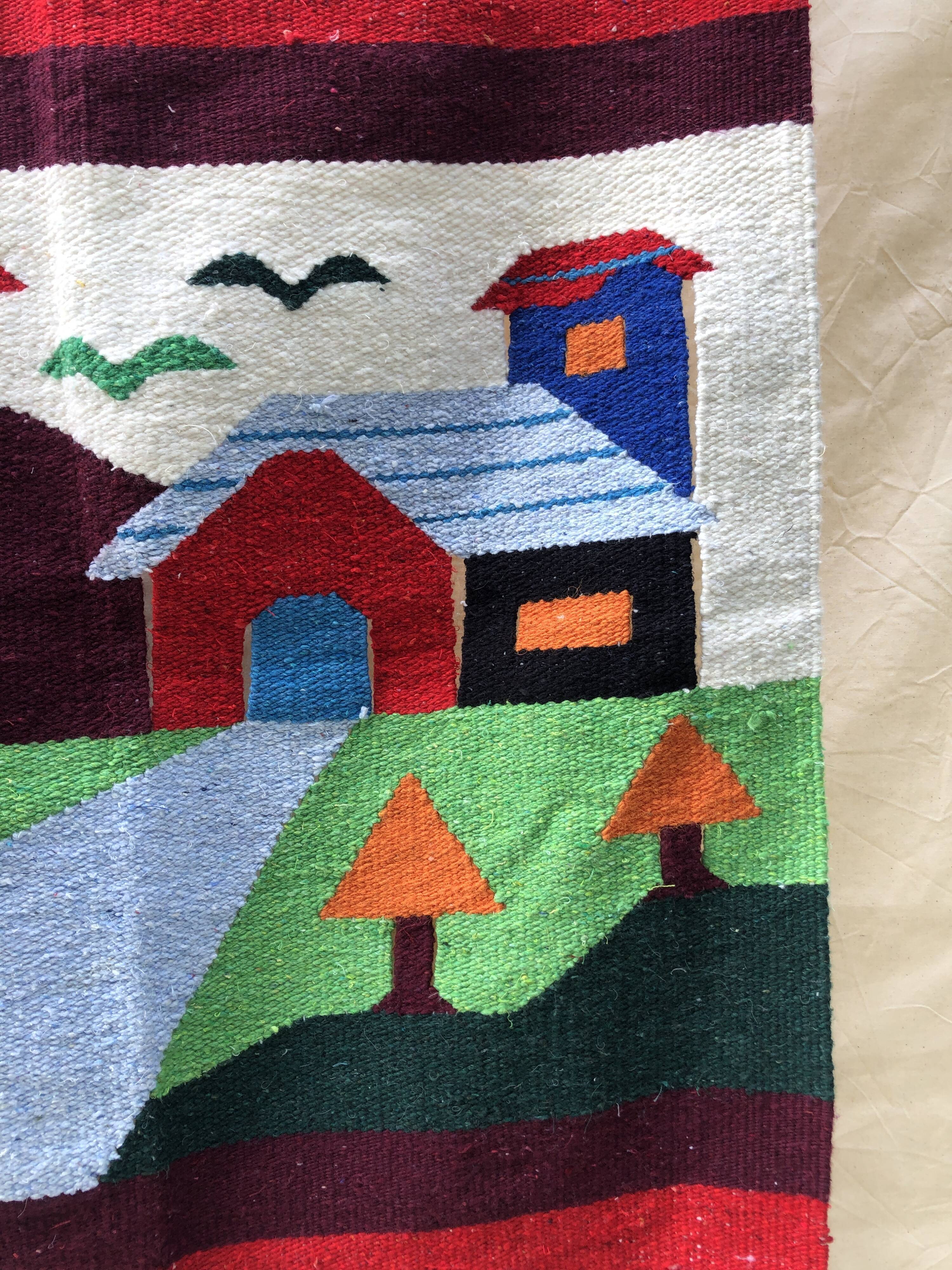 South American colored hanging 130x72.5