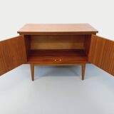 Small vintage Scandinavian teak sideboard from the 1960s.