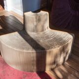 Extendable armchair design by Chishen Chiu Flexible Love circa 2000