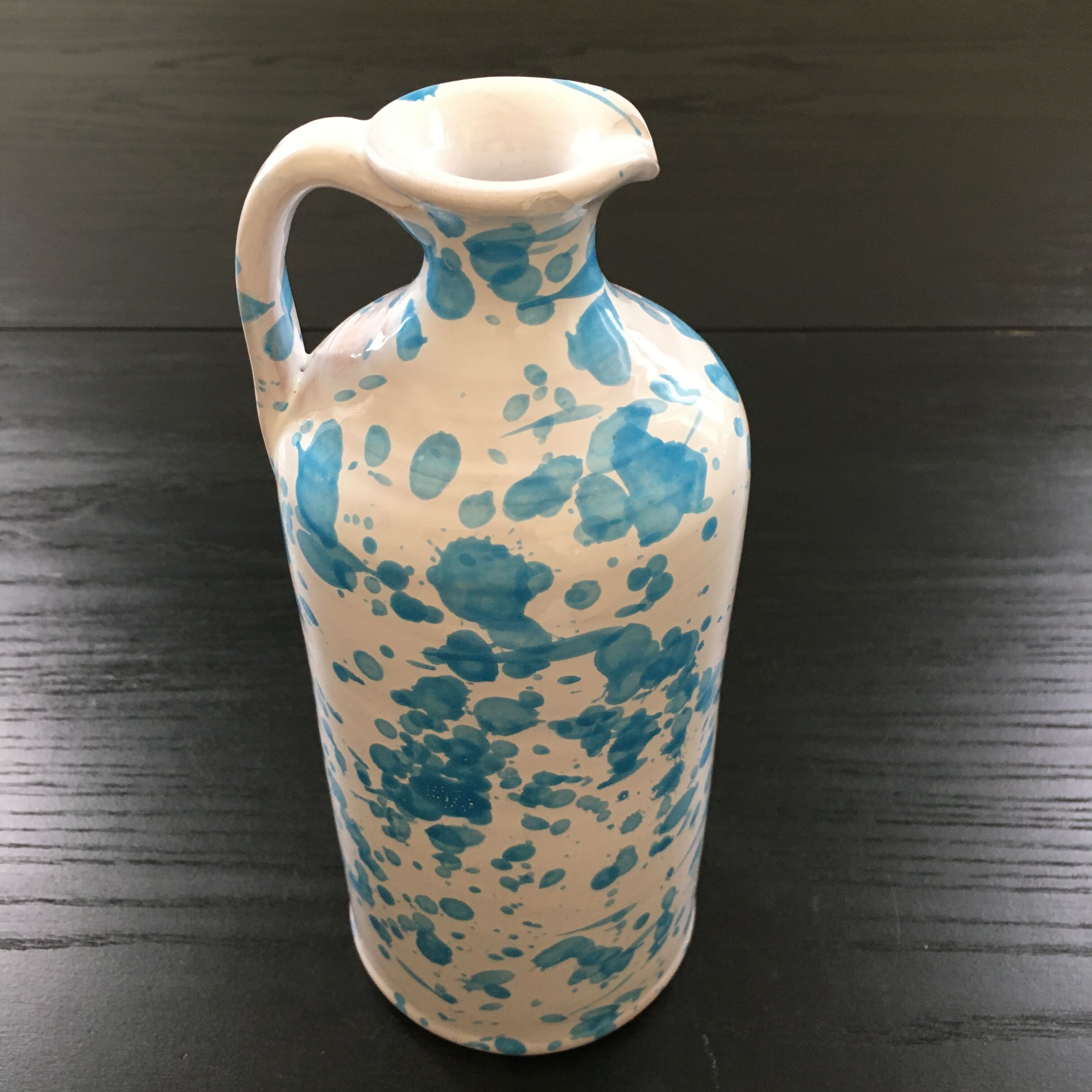 Turquoise spotted bottle