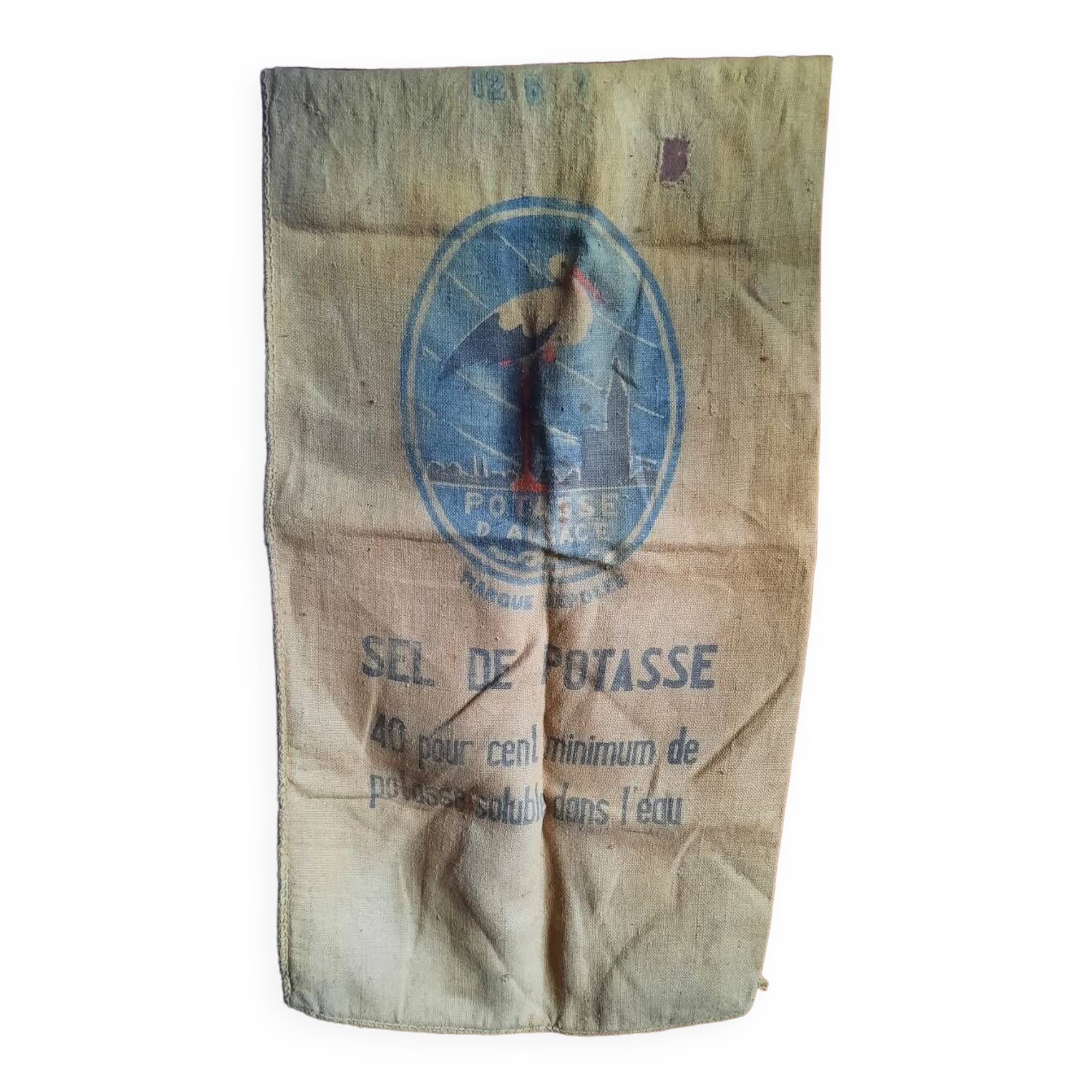 Potash jute bag from Alsace