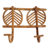 Bamboo coat rack