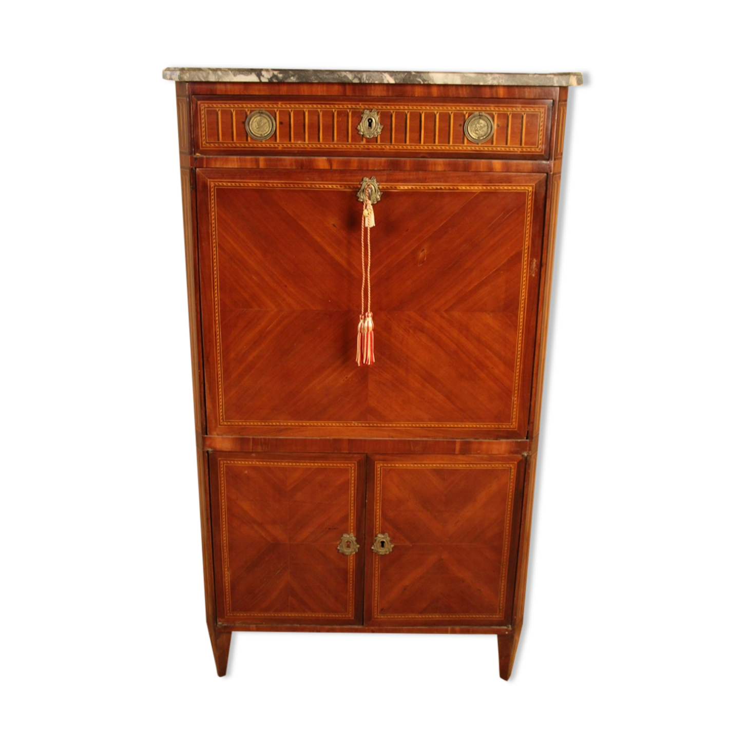 Secretary of the time Louis XVI In Marquetry