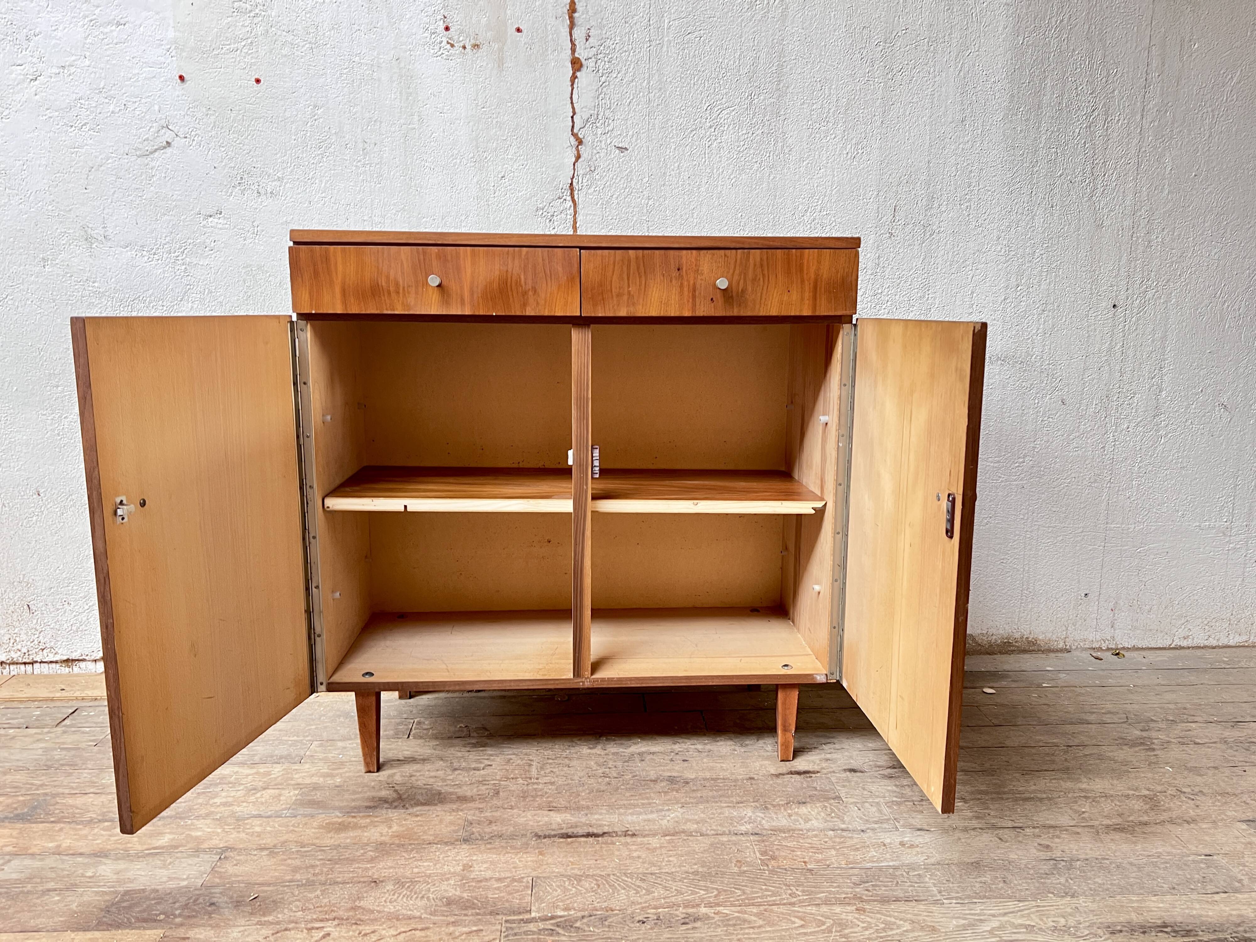Vintage sideboard TV cabinet from the 1960s