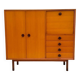Midcentury Modern, Beech wood cabinet,  FARAM, Italy 1960 's