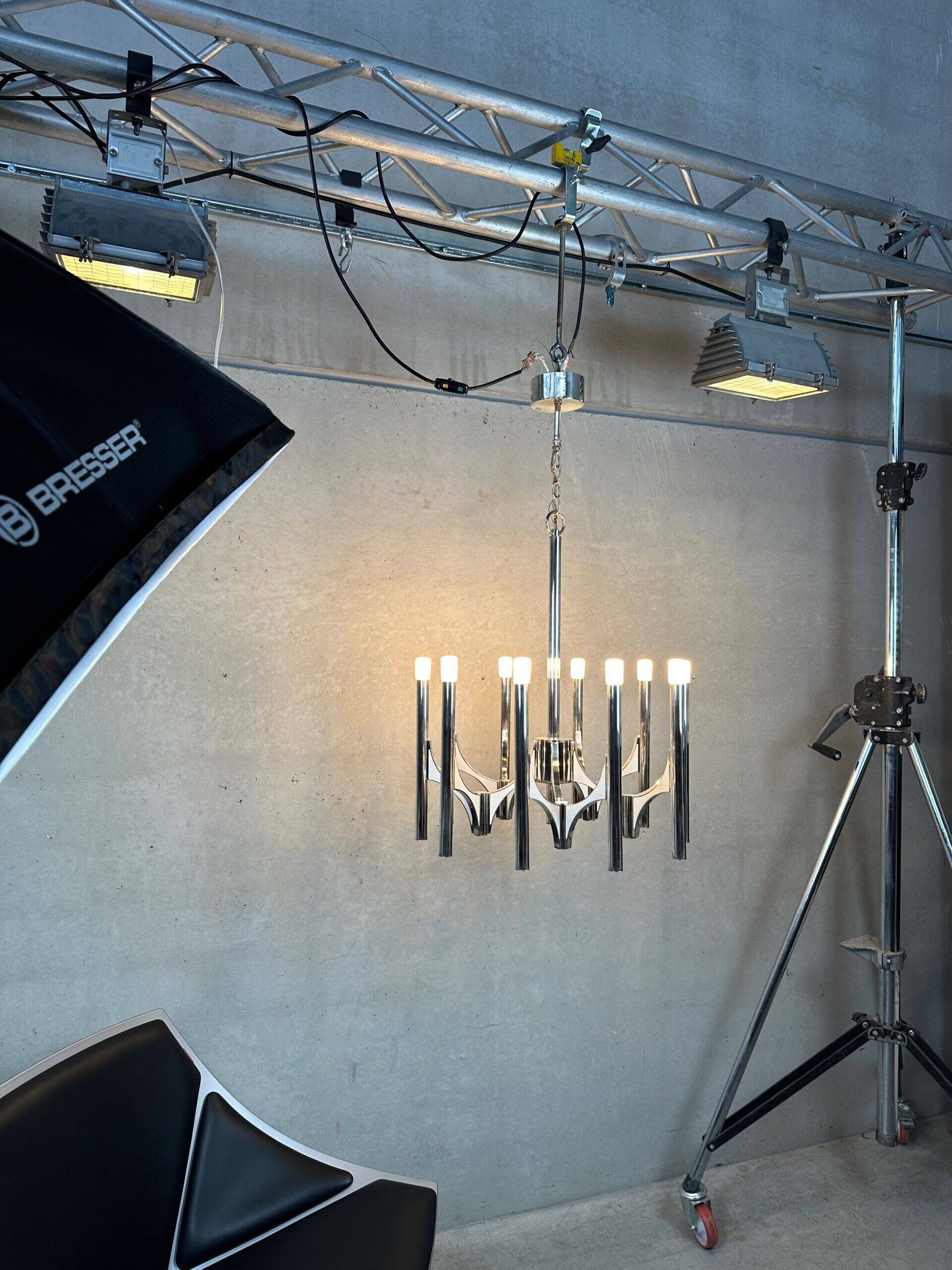 XL vintage design 'Orbit' chandelier – Sciolari