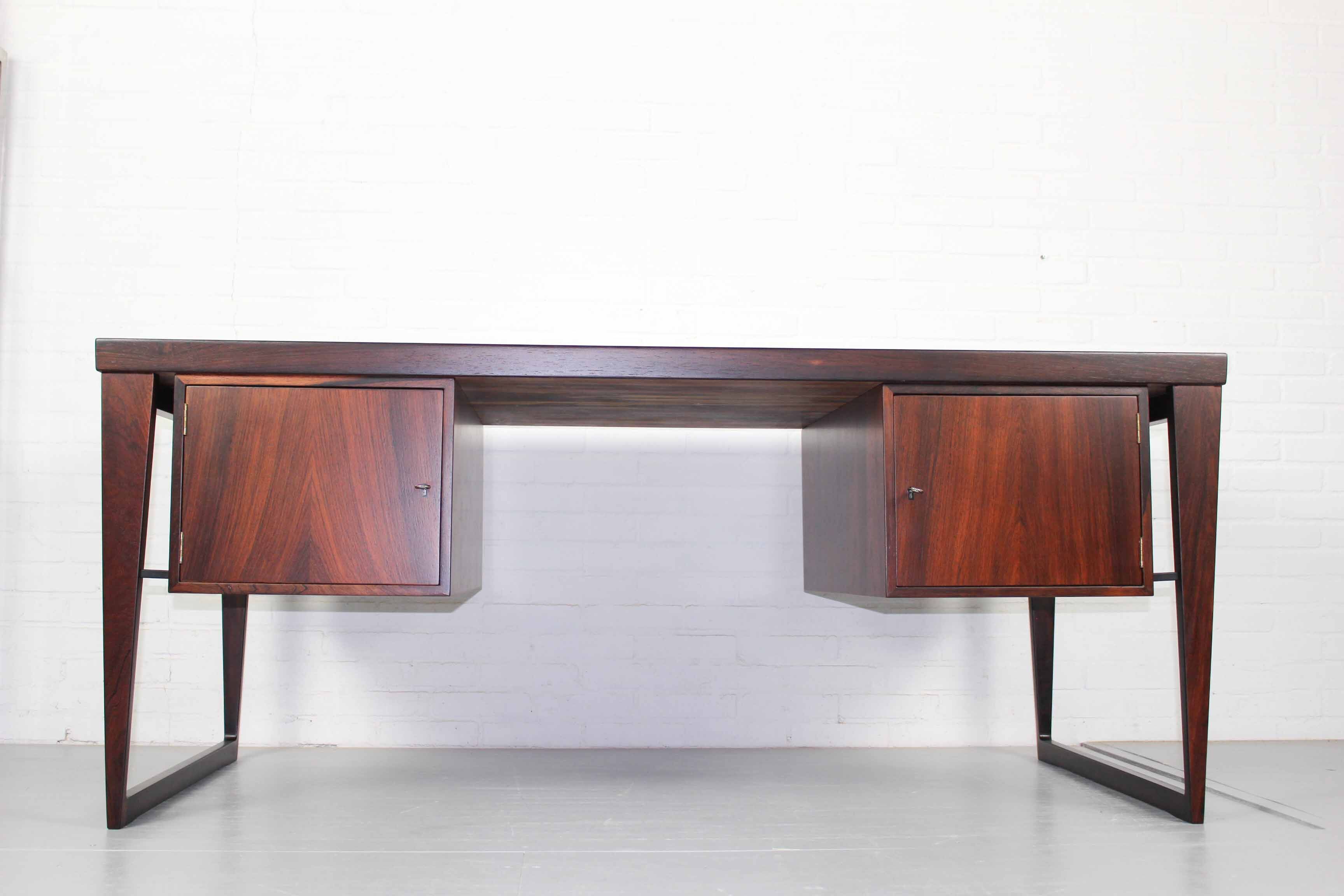 Bureau en palissandre du milieu du siècle par Kai Kristiansen