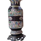 A Chinese famille rose porcelain vase called 'from Nanking' 19th century 55cm