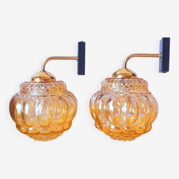 Pair of dlg Helena Tynell wall lights 70s