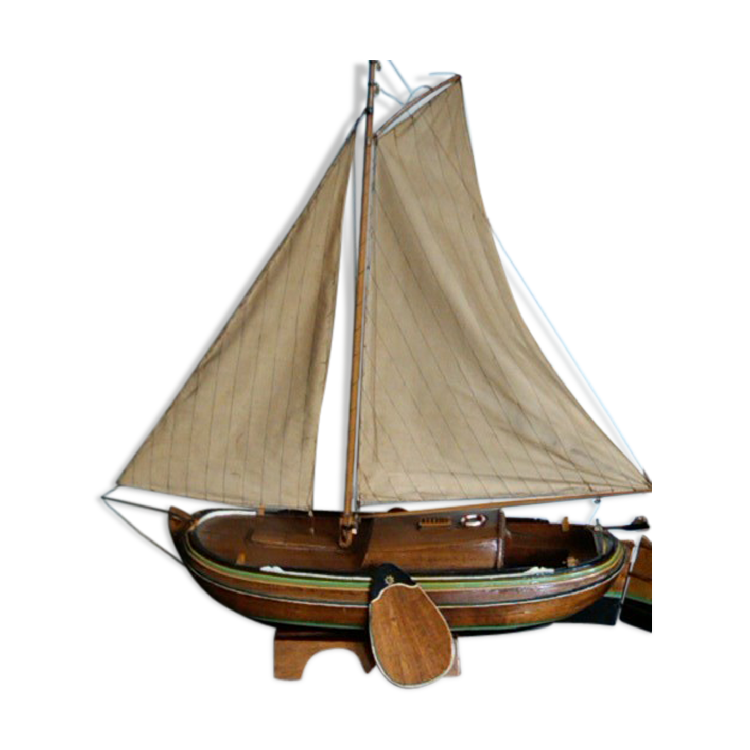 Old North Sea wooden ship model