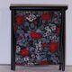 Porte-revues en tissu fleuri