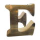 Old sign letter E