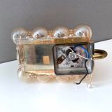 Bubble glass wall lamp by Helena Tynell for Glashütte Limburg, 1960's modernist