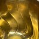 Christofle champagne bucket, gilded metal, twisted model.