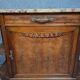 Buffet Art Déco en noyer et marbre brèche – Vers 1930