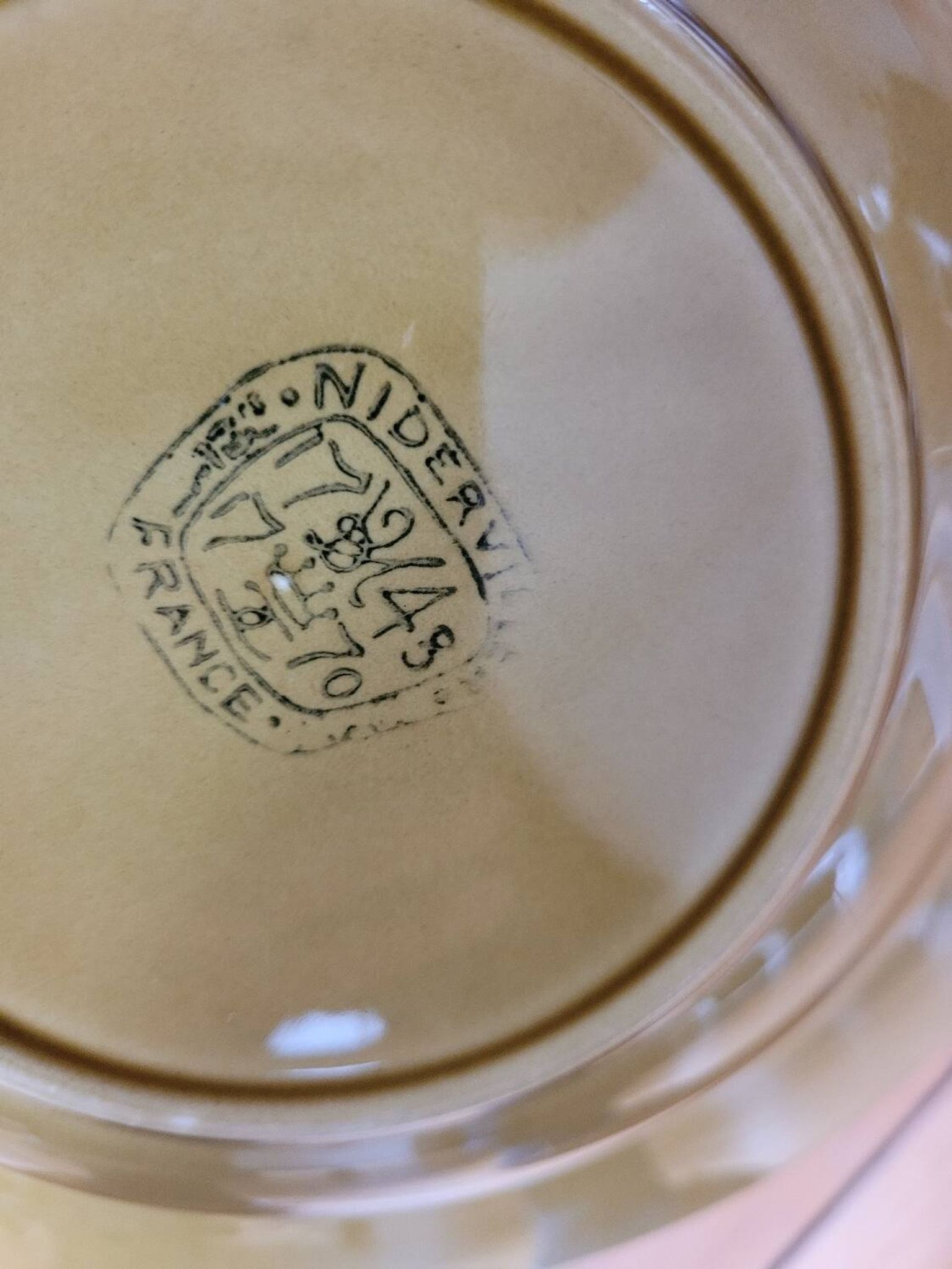 Set of 5 Niderviller soup plates