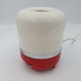 Red-white radiolamp by Adriano Rampoldi for Europhon