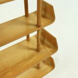 Large Birch Bookcase Shelving Unit by Willem Lutjens for Gouda Den Boer, 1953