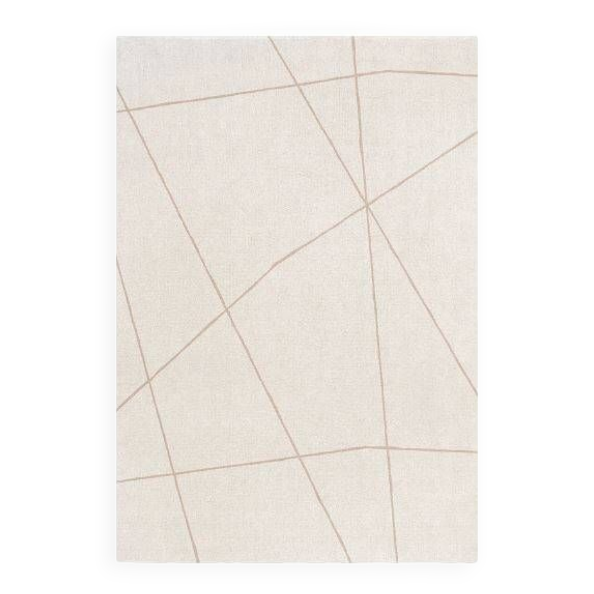 Swedish rug. hand knotted wool, layered design 2010