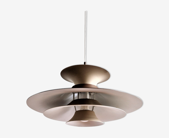 Suspension brune 'Radius I' par Erik Balslev pour Fog & Mørup, Danemark années 1970