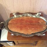 Copper and ice table centre