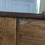 Farm table with turned legs