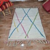 Handmade wool Berber rug 150 X 100 CM