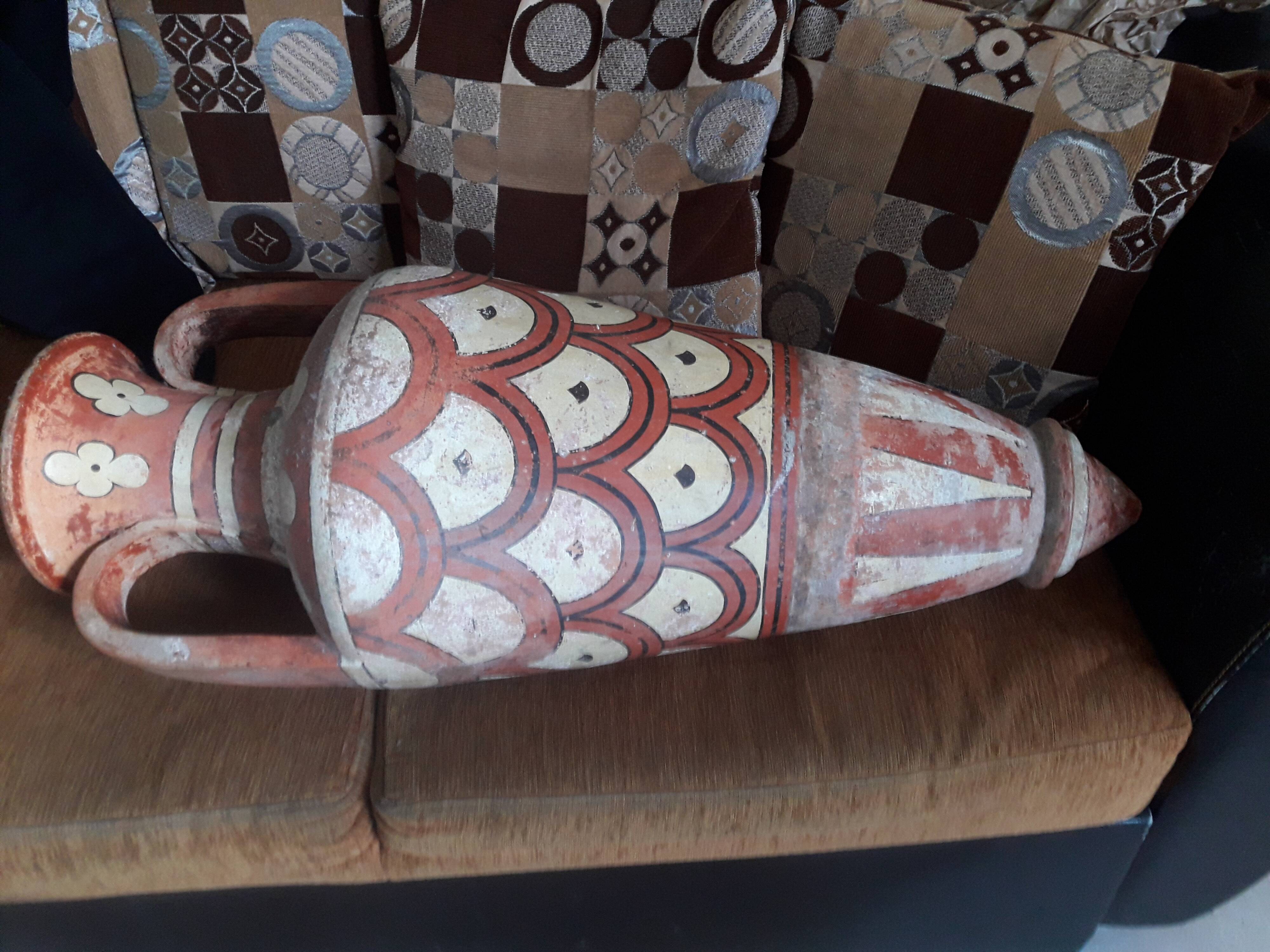 Large ancient amphora Nabeul Tunisia – handmade ceramics – 78 cm