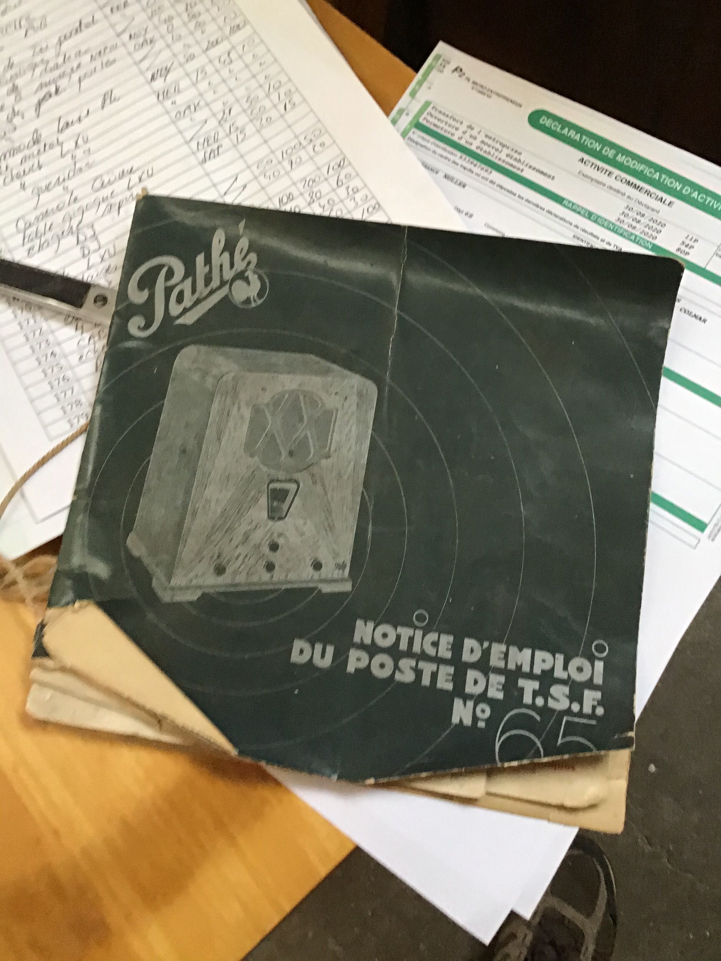 Radio Pathé vintage 1933