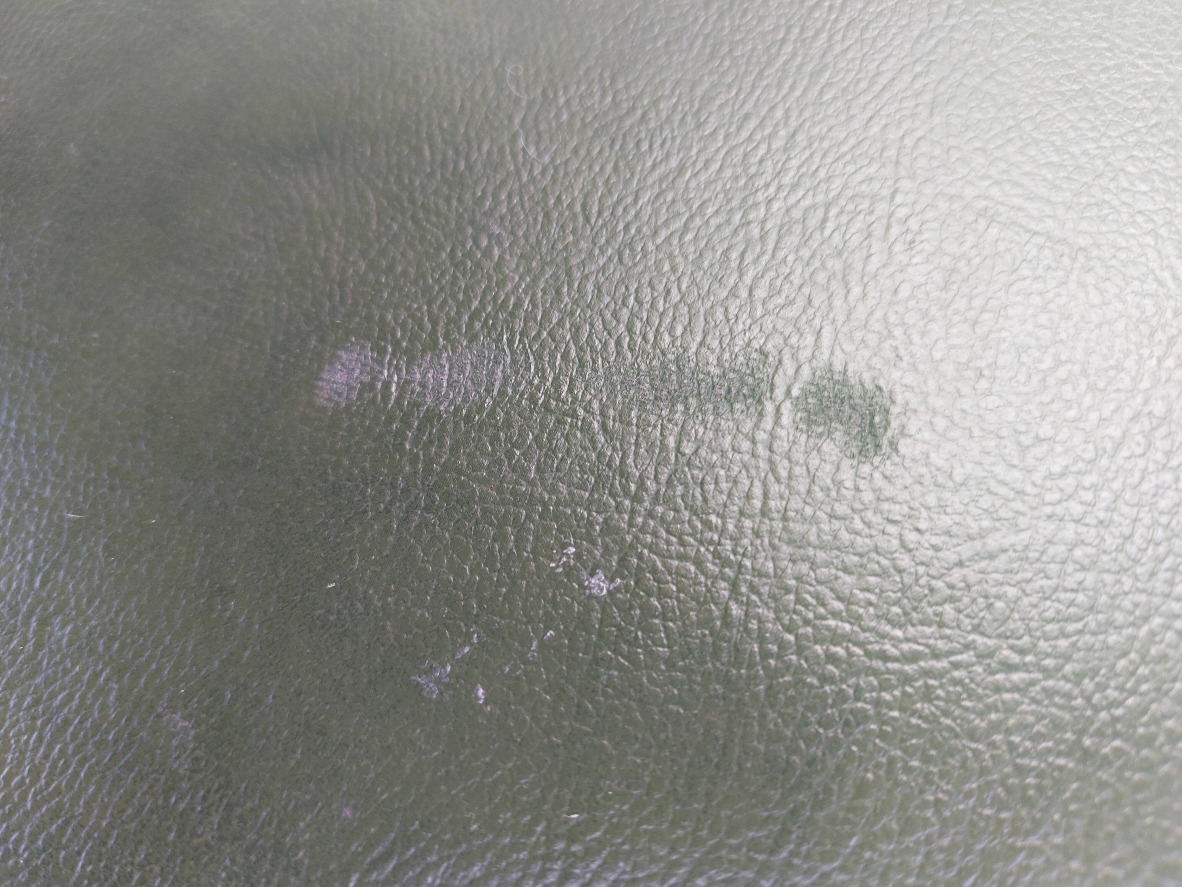 Green leather top desk