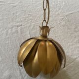 Metal flower chandelier