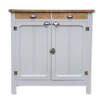 Parisian buffet 1930 butterfly hinges and shell handles