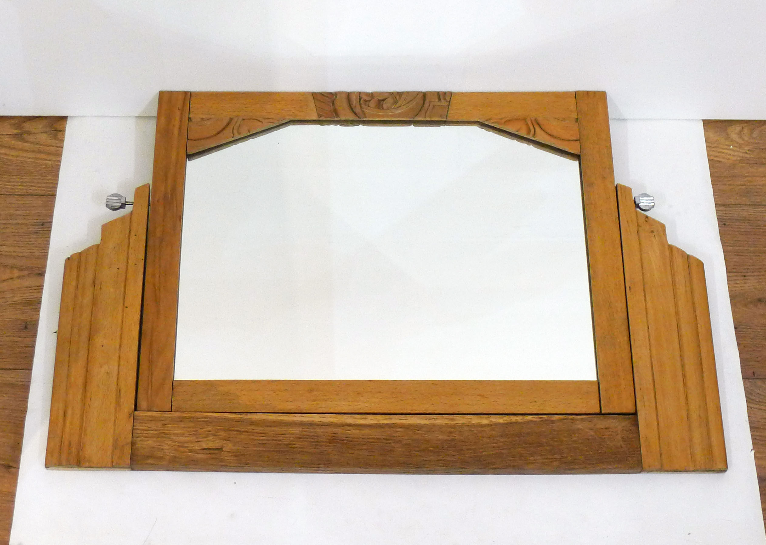 Art Deco dressing table mirror 60x39cm