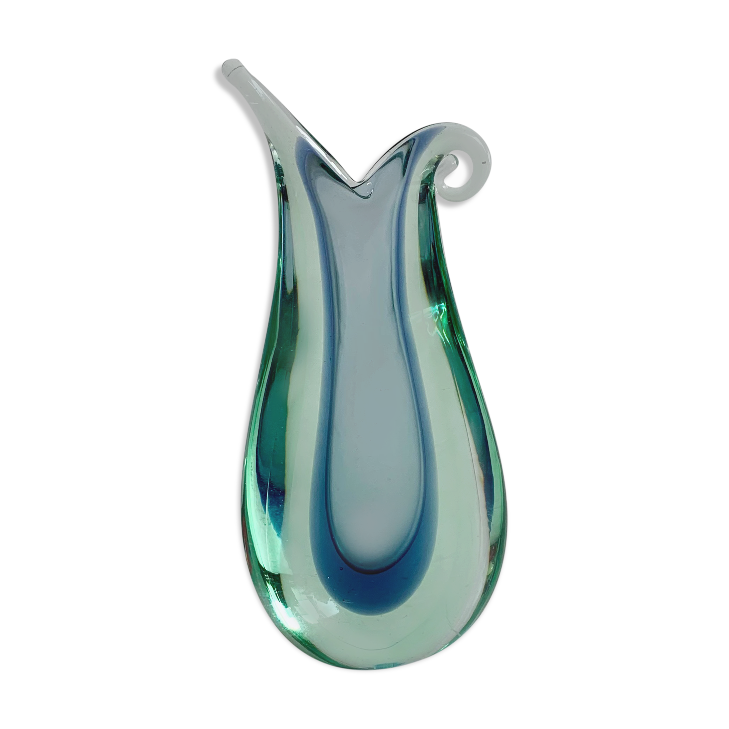 Sommerso Murano vase, 1960s