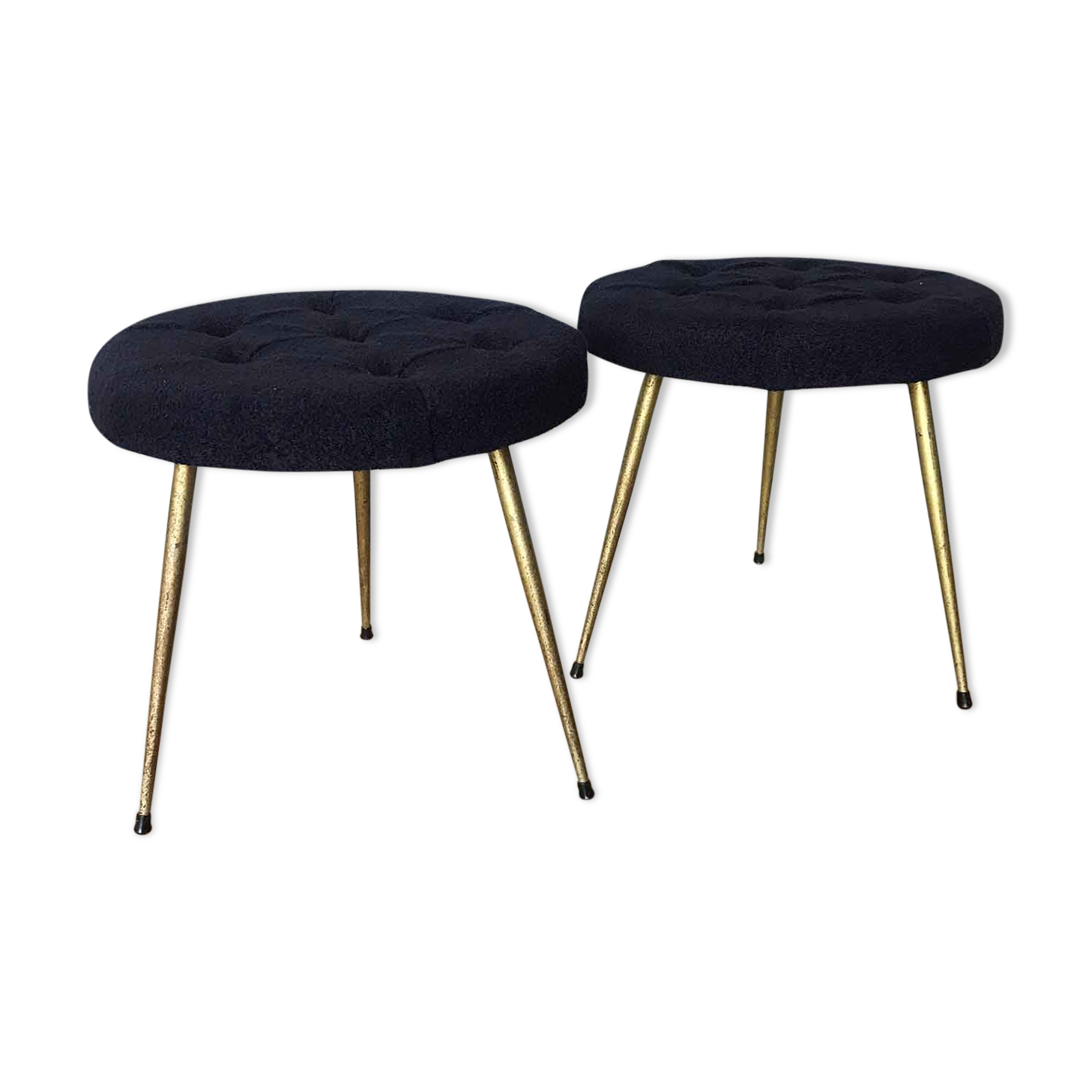 Pair of poufs